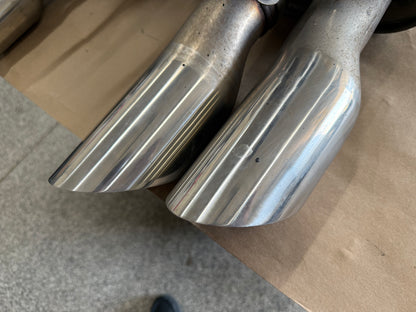 2018-2023 Ford Mustang GT Active Exhaust Quad Tip Mufflers