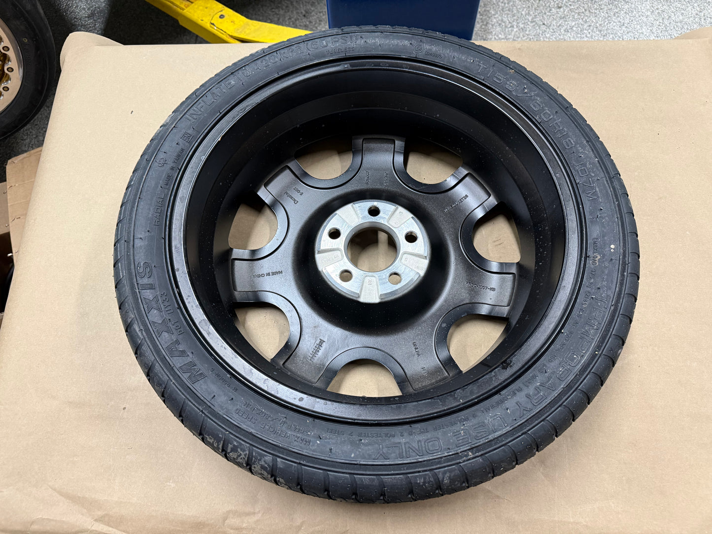 2015-2023 Ford Mustang GT Spare Tire 155/60/18 "Black"