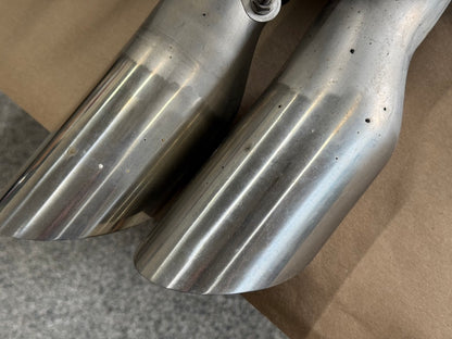 2018-2023 Ford Mustang GT Active Exhaust Quad Tip Mufflers
