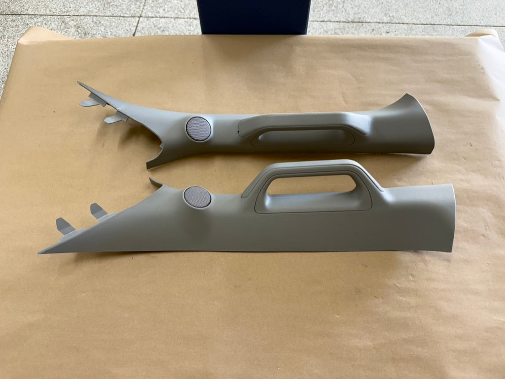 2023-2026 FORD F-250 A-PILLAR TRIM TWEETER SPEAKERS GRAB HANDLES "GREY"