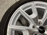 2015-2023 Ford Mustang GT Ice White Wheel Rim 19"x9" Pirelli Tire 255/40/R19