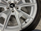 2015-2023 Ford Mustang GT Ice White Wheel Rim 19"x9" Pirelli Tire 255/40/R19