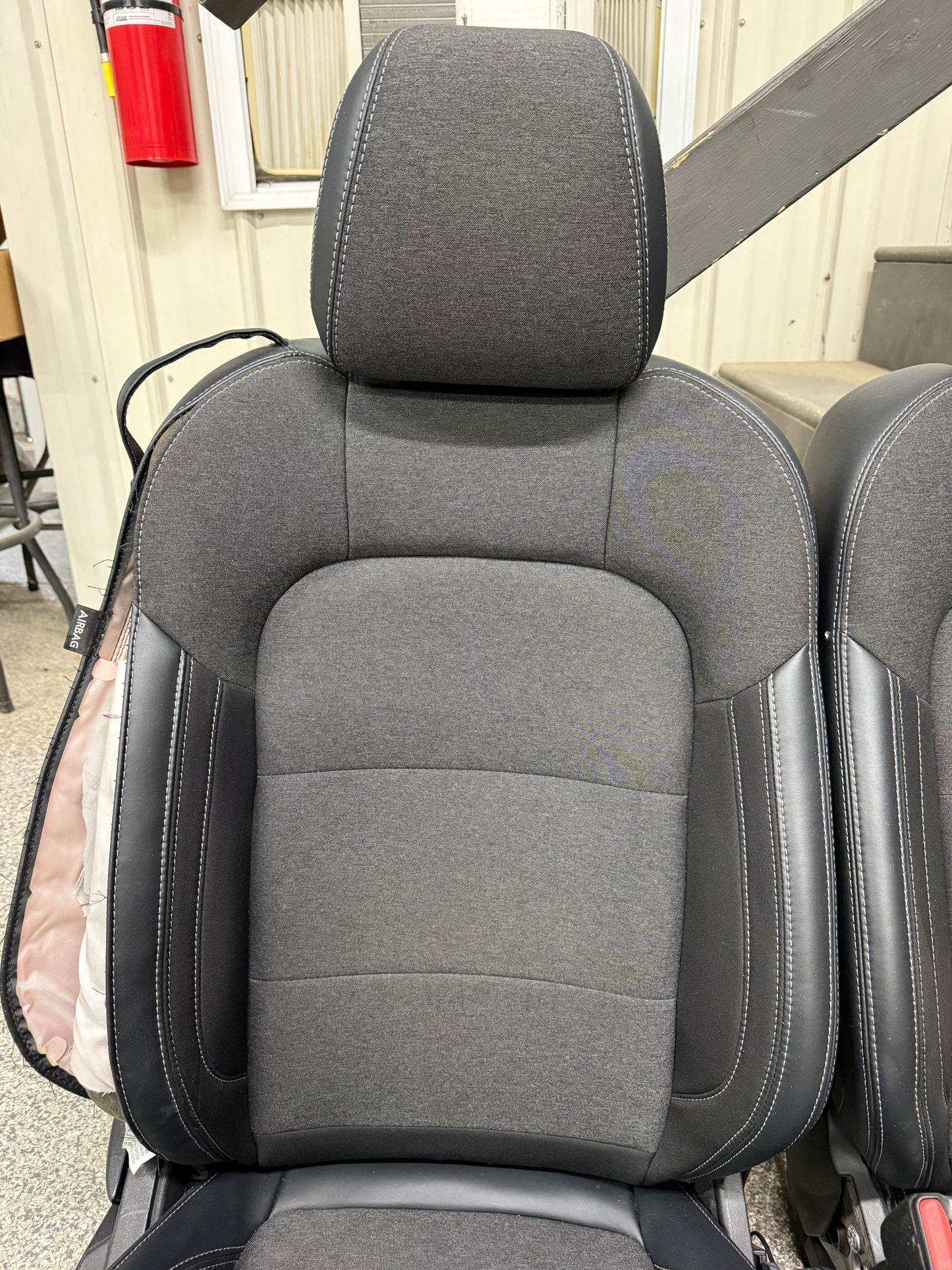 2024-2026 Ford Mustang GT Black Cloth Leather Seats Coupe