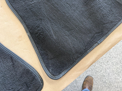 2024-2026 Ford Mustang Dark Horse Front Floor Mats Carpet "Blue Stitch"