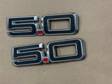 2024-2025 Ford Mustang GT RH LH Pair Fender Emblems