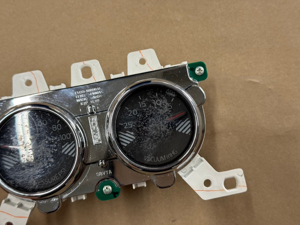 2018-2023 Ford Mustang GT 5.0 PP1 Aluminum Dash Trim Gauges Oil Pressure Vacuum