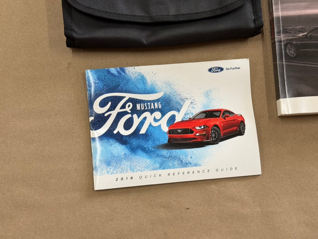 2018 Ford Mustang GT Owners Manual And Literature w/Cover