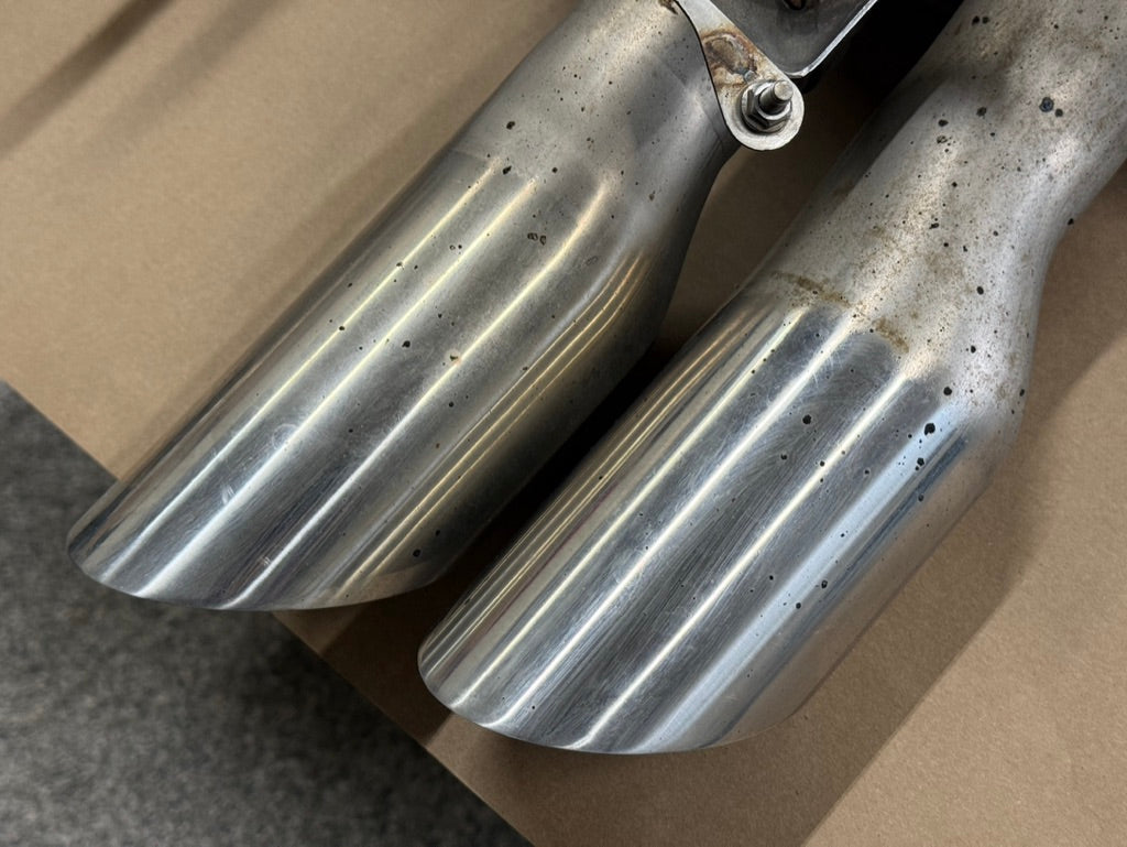 2018-2023 Ford Mustang GT Active Exhaust Quad Tip Mufflers