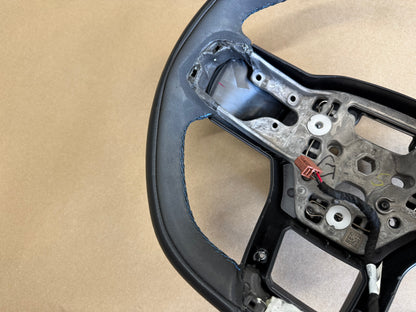 2024-2026 Ford Mustang Dark Horse Suede Leather Steering Wheel "Manual"
