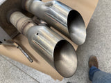 2018-2023 Ford Mustang GT Active Exhaust Quad Tip Mufflers 16k miles