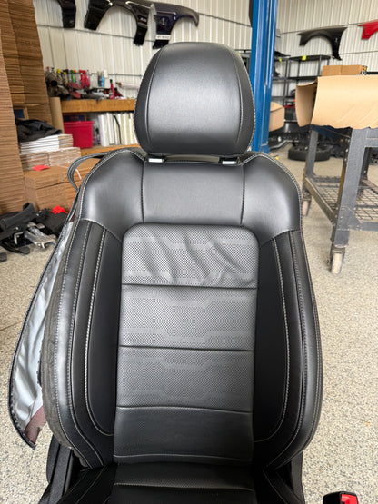 2018-2023 Ford Mustang GT Black Leather Coupe Front Rear Power Seats Heat/Cooled