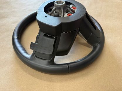2018-2023 Mustang Leather Steering Wheel Automatic Paddle Shifters