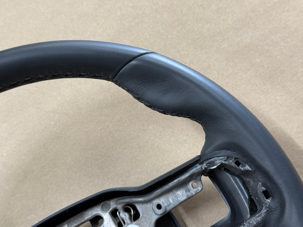 2024-2026 Ford Mustang GT Leather Steering Wheel Bare "Automatic"