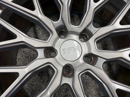 2015-2023 Ford Mustang F1R F103 Brushed Silver Wheels Set of 4 20x10"