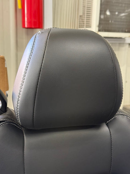 2018-2023 Ford Mustang GT Black Leather Front Rear Power Seats Heat Cooled Vert