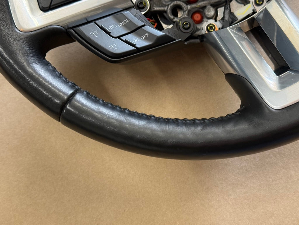 2018-2023 Ford Mustang Leather Steering Wheel "Manual" Heated 15k mi