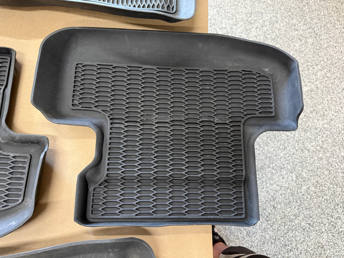2015-2023 Ford Mustang Rubber Front & Rear Floor Mats