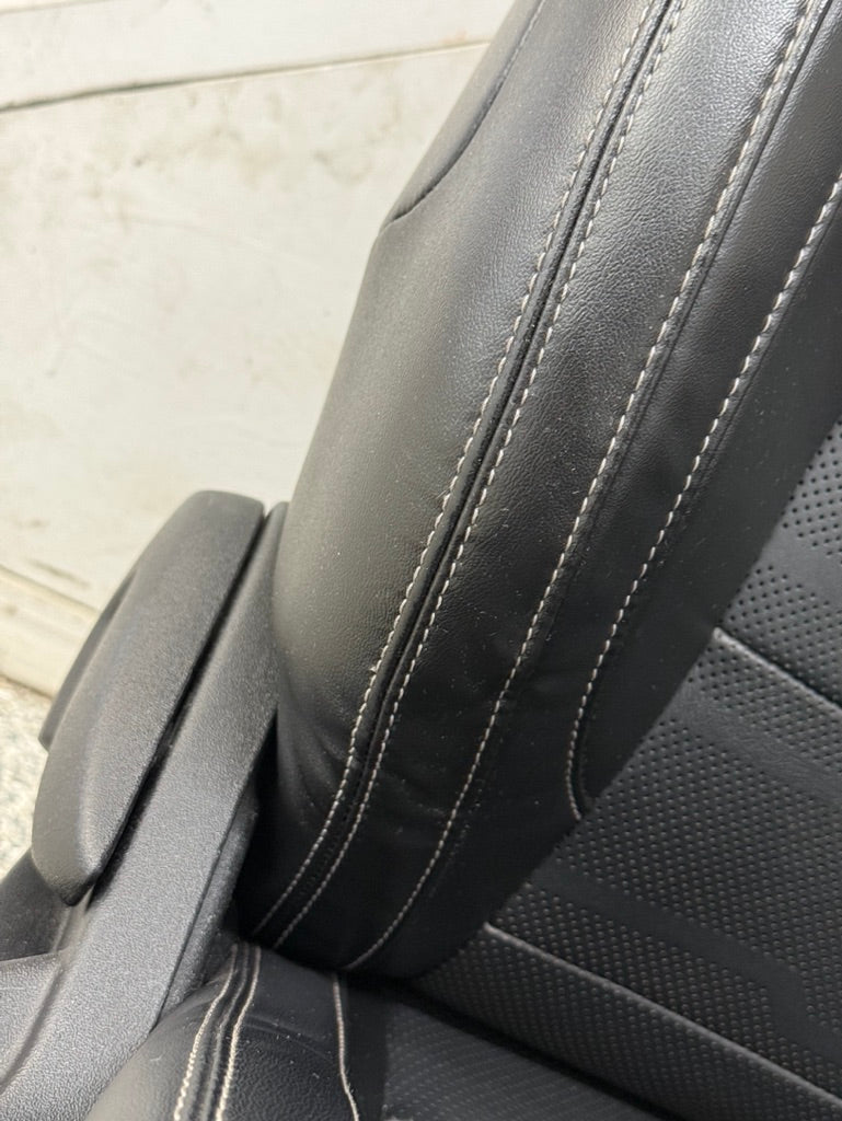 2018-2023 Ford Mustang GT Black Leather Convertible Front & Rear Seats