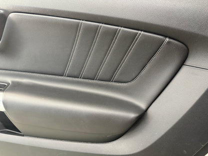 2015-2017 Ford Mustang GT V6 EcoBoost LH RH Leather Insert Door Panels Pair