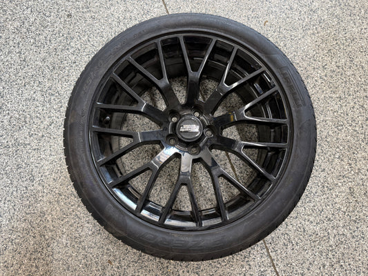 2015-2023 Ford Mustang GT 5.0 19x8.5" Wheel Rim PP1 255/40/19 Pirelli AM Replica