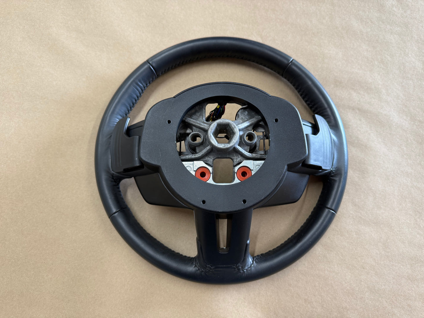 2018-2023 Ford Mustang Leather Steering Wheel Automatic Paddle Shifters