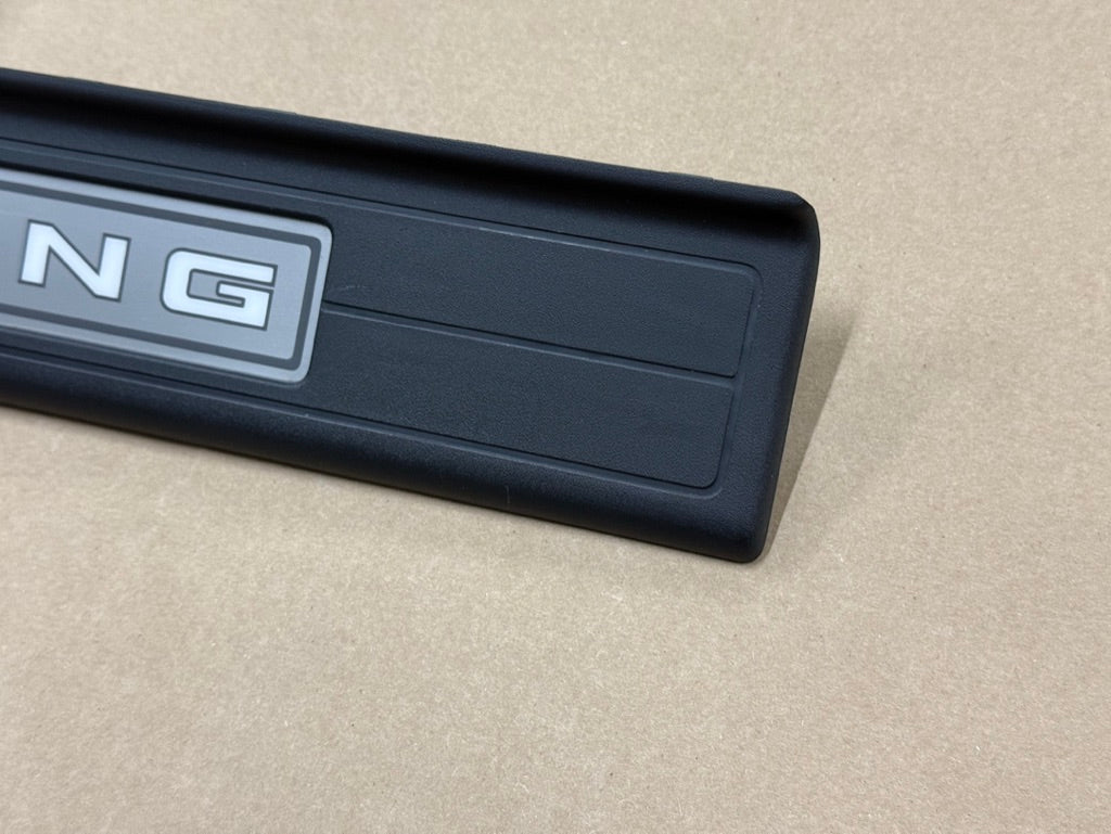 2015-2023 Ford Mustang "My Color" Sill/Scuff Plates Interior Trim Black