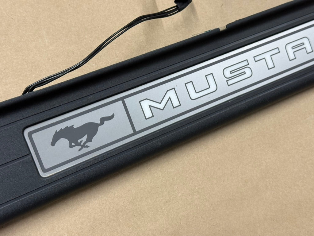 2015-2023 Ford Mustang "My Color" Sill/Scuff Plates Interior Trim Black