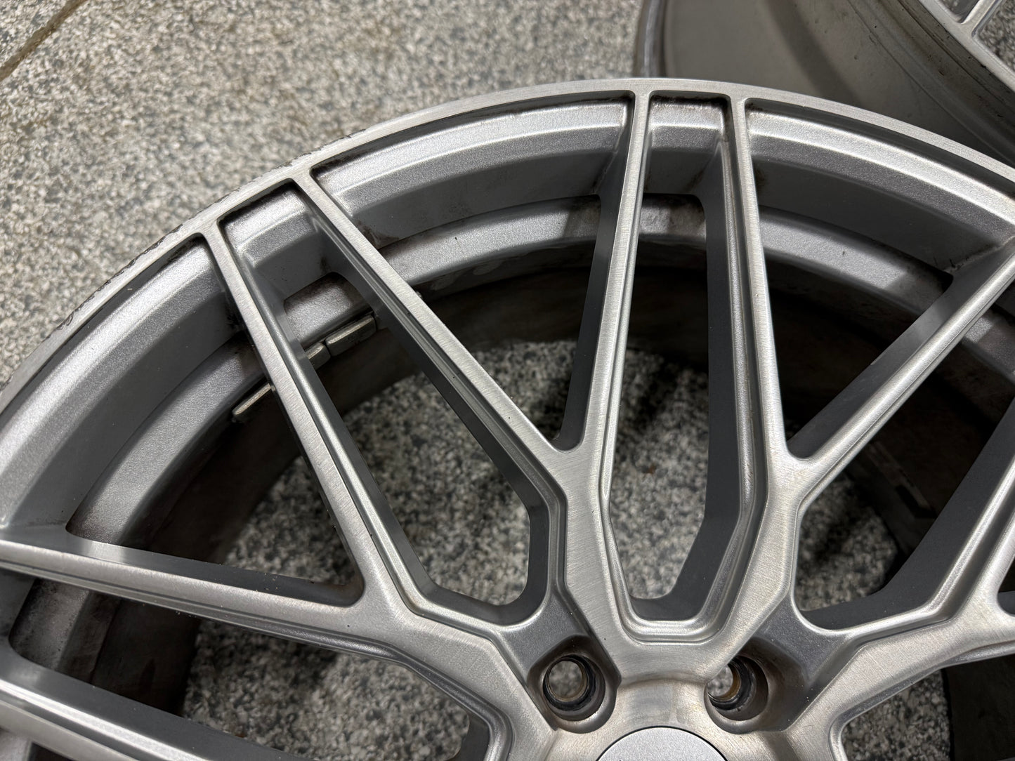 2015-2023 Ford Mustang F1R F103 Brushed Silver Wheels Set of 4 20x10"