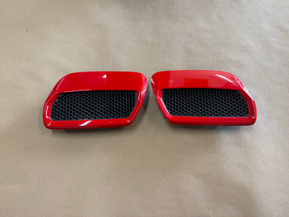 2018-2023 Ford Mustang GT 5.0 Hood Insert Vents RH LH Pair "PQ"