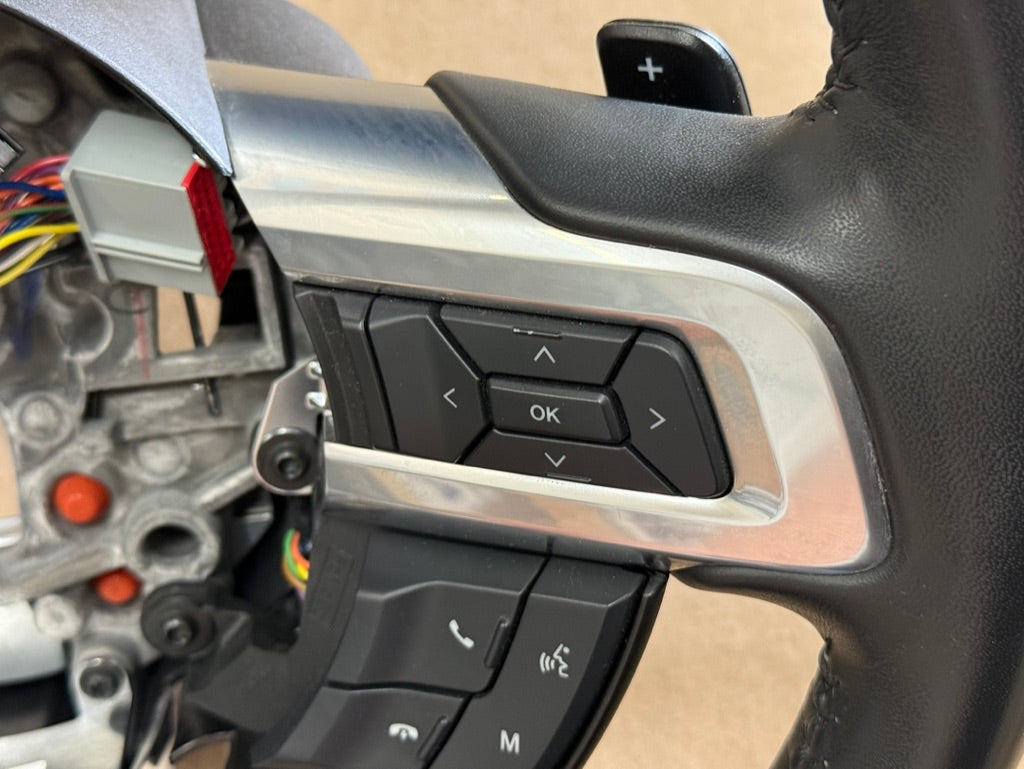 2018-2023 Ford Mustang Leather Steering Wheel Automatic Paddle Shifters