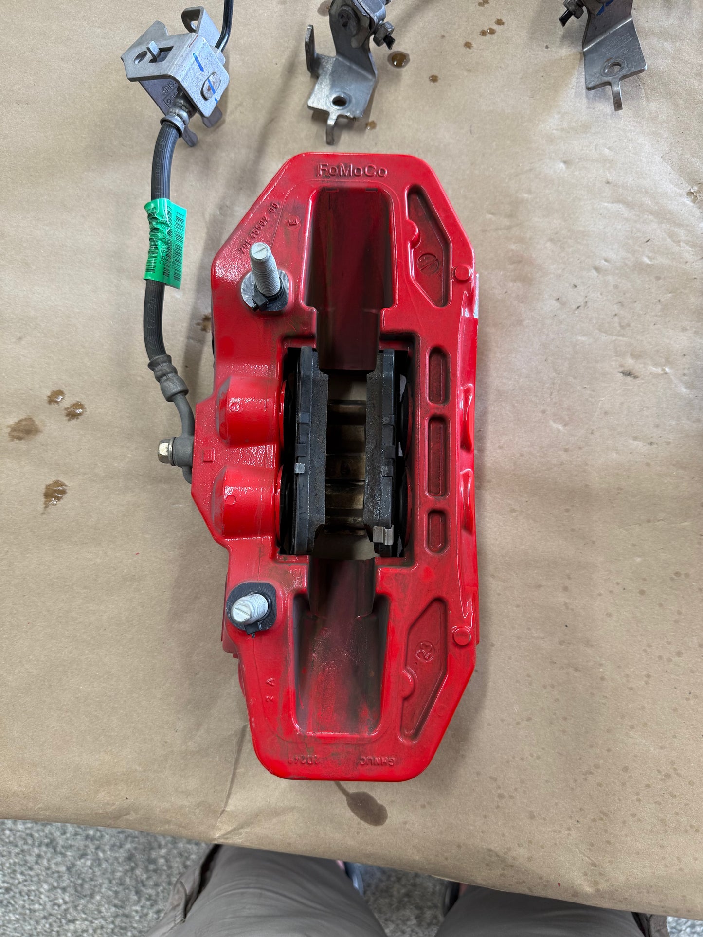 2024-2026 Ford Mustang GT Rear Brake Calipers Pair 4 Piston Brembo