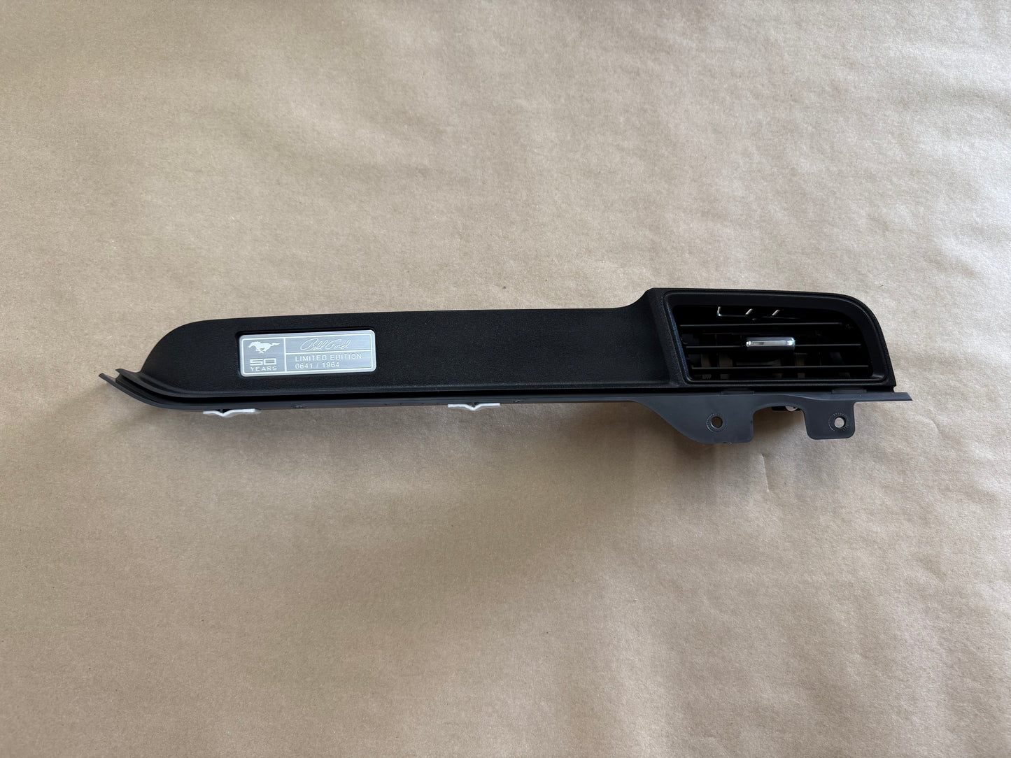 2015 Ford Mustang GT 50th Anniversary Dash Plaque Trim Insert