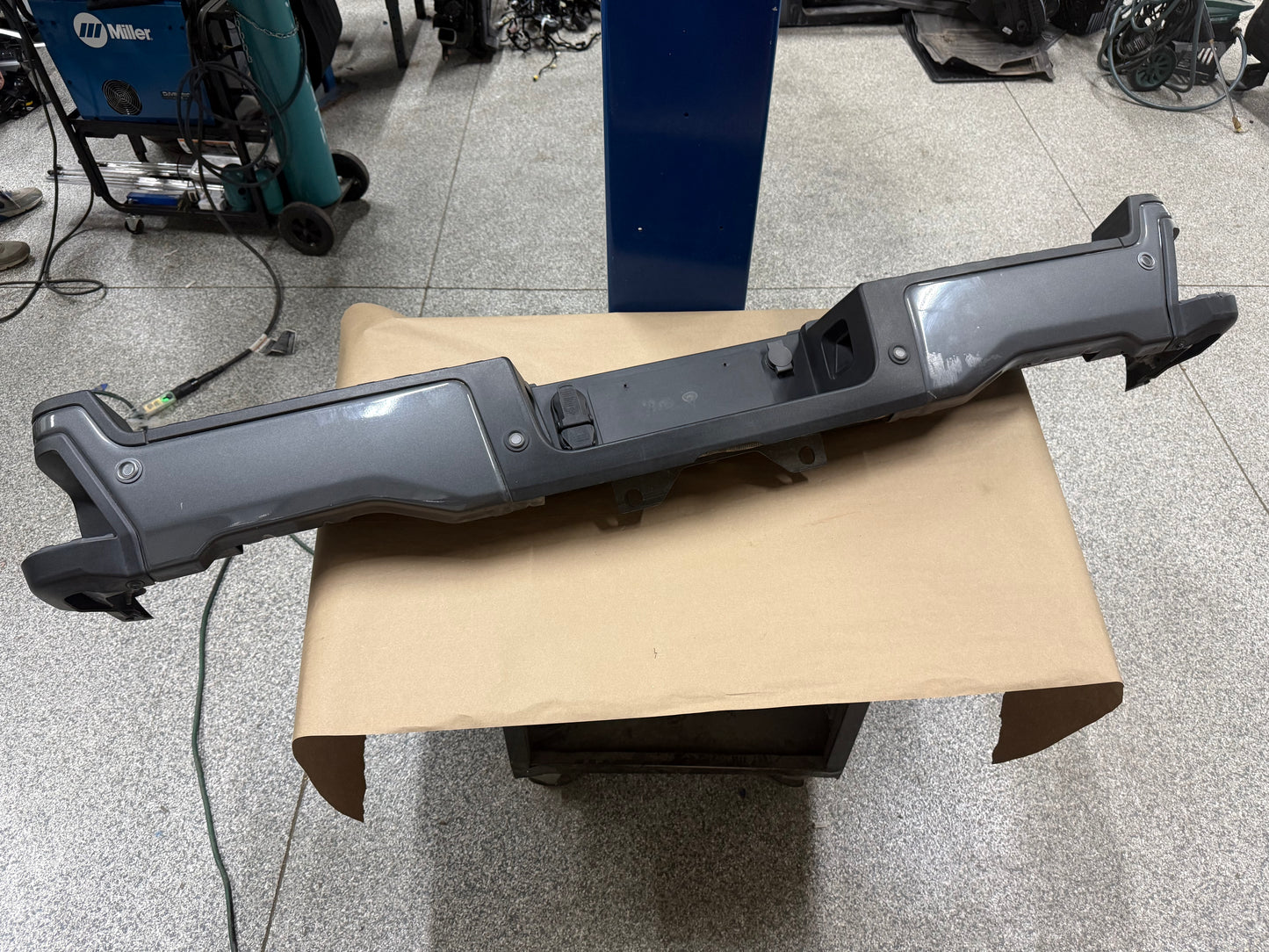 2023-2025 Ford F-250 F-350 Painted Rear Bumper Complete W/Sensors "M7"