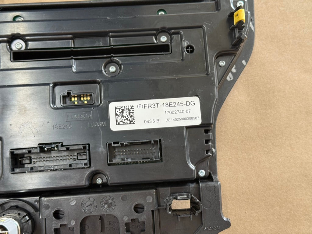 2015-2017 Ford Mustang GT Face Plate Premium Radio Trim Piece