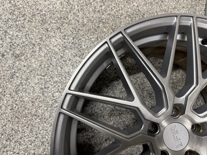 2015-2023 Ford Mustang F1R F103 Brushed Silver Wheels Set of 4 20x10"