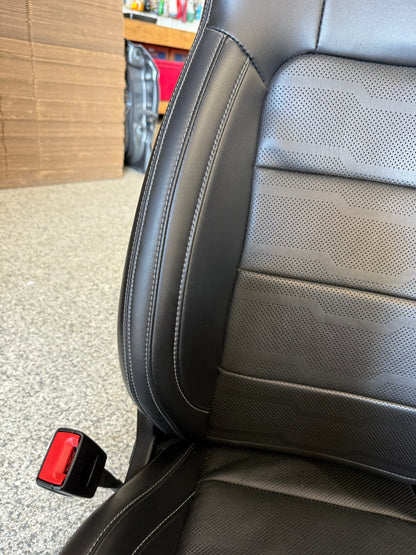 2018-2023 Ford Mustang GT Black Leather Coupe Front Rear Power Seats Heat Cooled