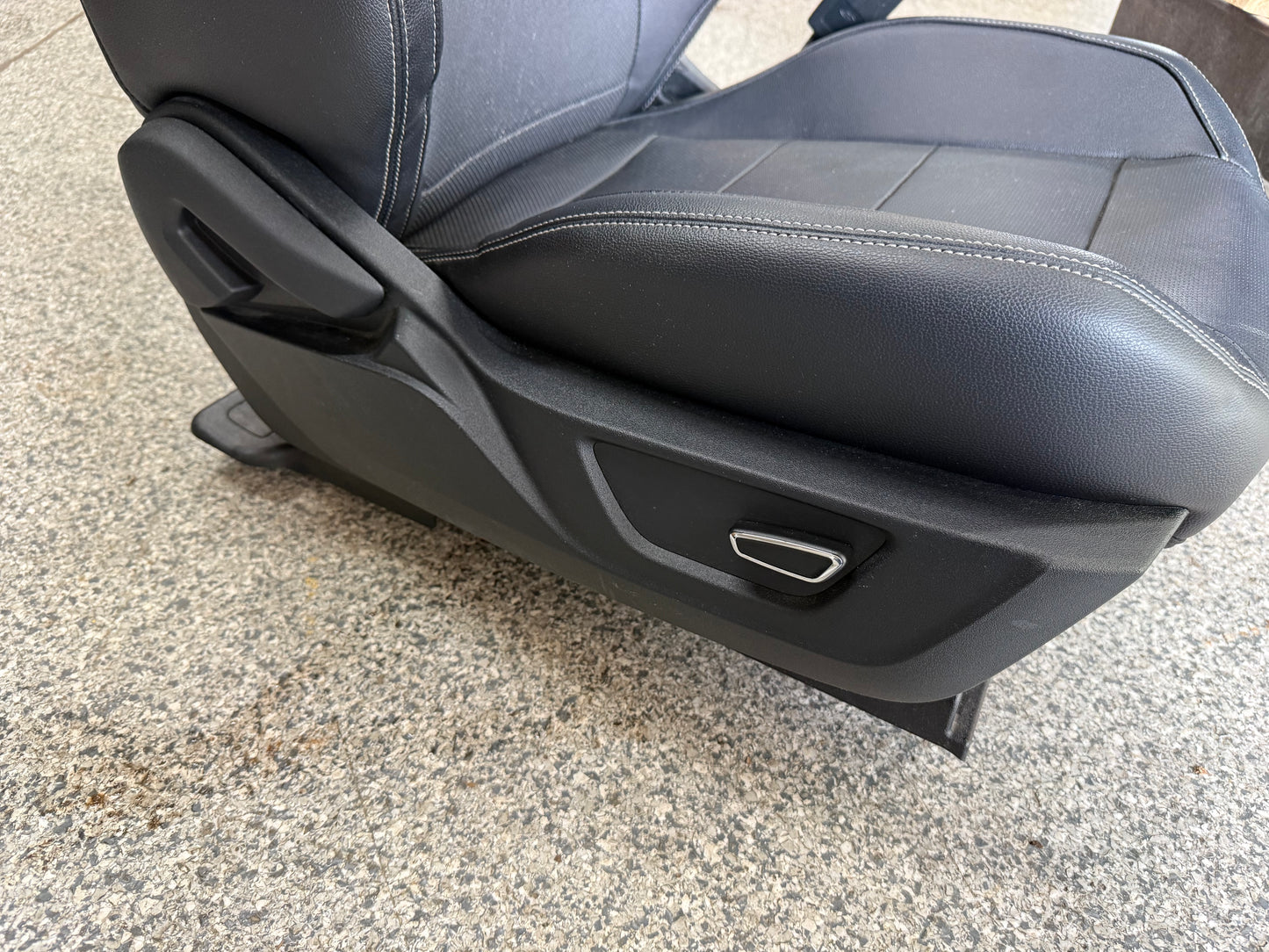 2015-2017 Ford Mustang GT Premium Leather Front Rear Seats Black Heated/Cooled