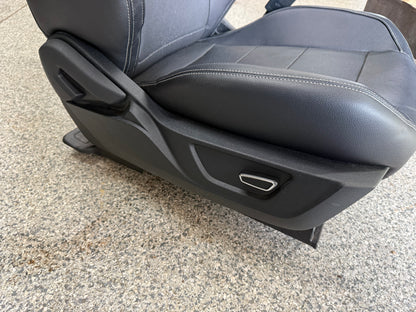 2015-2017 Ford Mustang GT Premium Leather Front Rear Seats Black Heated/Cooled