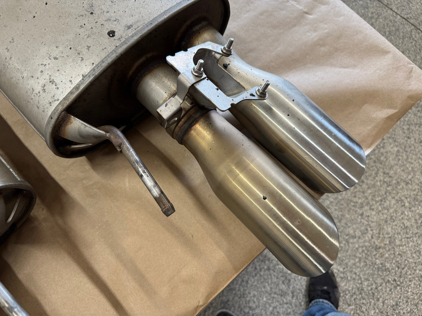 2018-2023 Ford Mustang GT Active Exhaust Quad Tip Mufflers