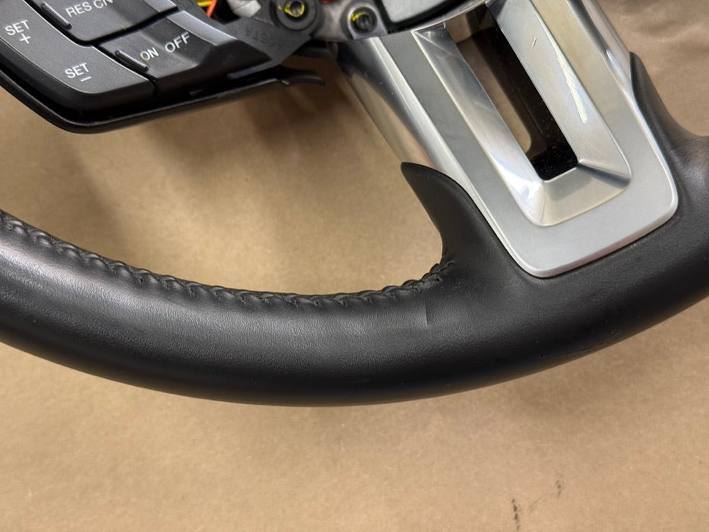 2018-2023 Ford Mustang Leather Steering Wheel "Auto"  38k mi