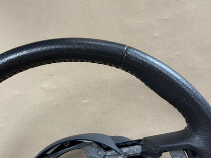 2015 Ford Mustang 50th Anniversary Bare Leather Steering Wheel Black "Auto"