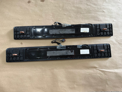 2015-2023 Ford Mustang "My Color" Sill/Scuff Plates Interior Trim Black