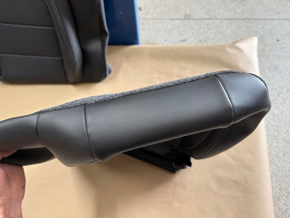 2018-2023 Ford Mustang GT Black Leather Coupe Rear Seat Covers