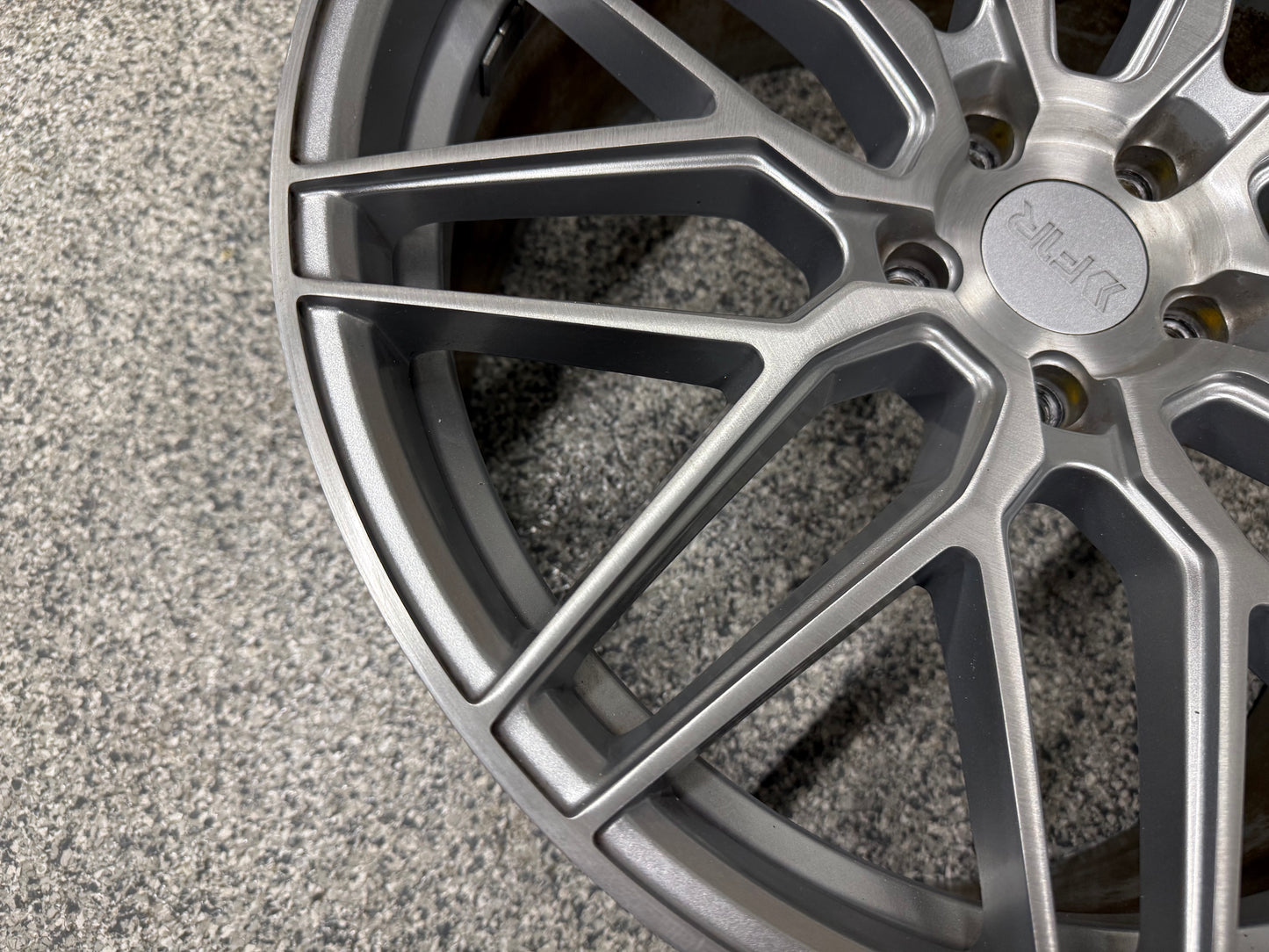2015-2023 Ford Mustang F1R F103 Brushed Silver Wheels Set of 4 20x10"