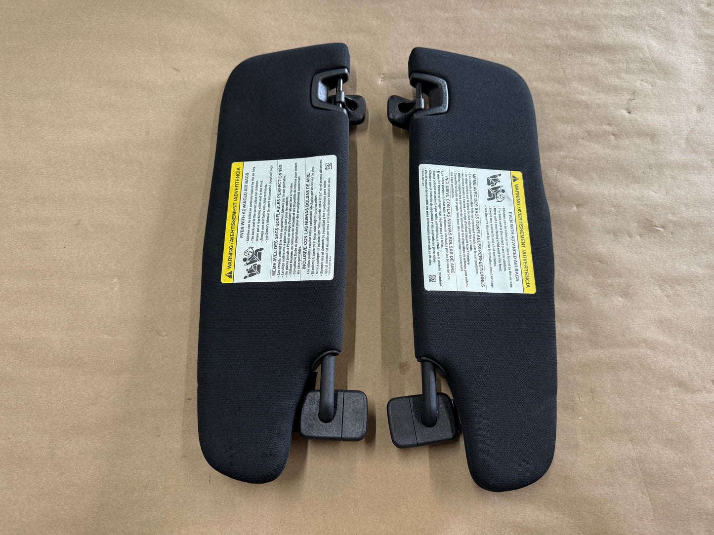 2015-2023 Ford Mustang Coupe Sun Visors Pair