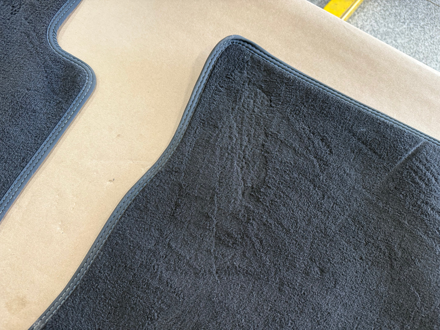 2024-2026 Ford Mustang Dark Horse Front Floor Mats Carpet "Blue Stitch"