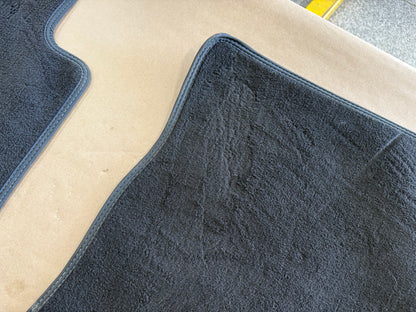2024-2026 Ford Mustang Dark Horse Front Floor Mats Carpet "Blue Stitch"
