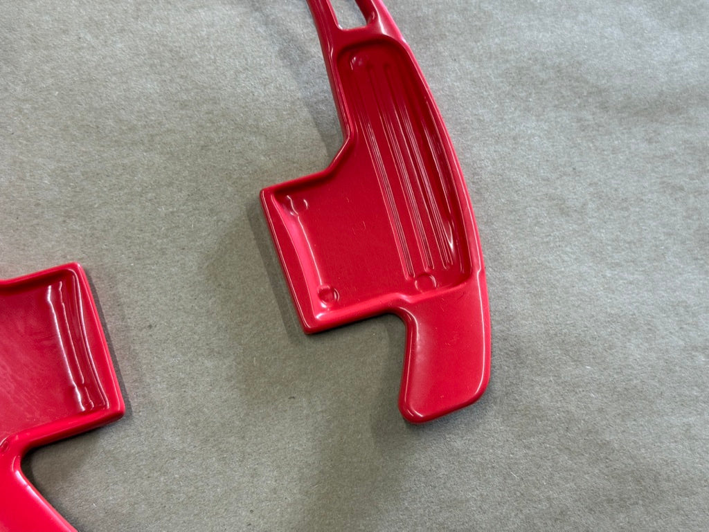 2015-2023 Ford Mustang Auto Paddle Shifter Extensions "Red"