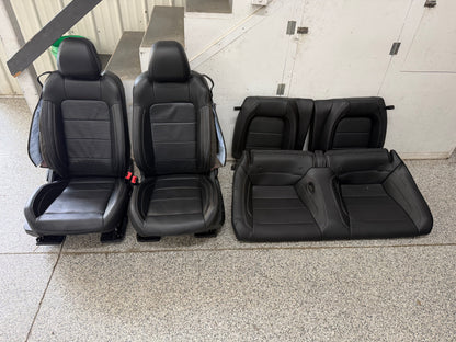 2018-2023 Ford Mustang GT Black Leather Coupe Front Rear Power Seats Heat Cooled