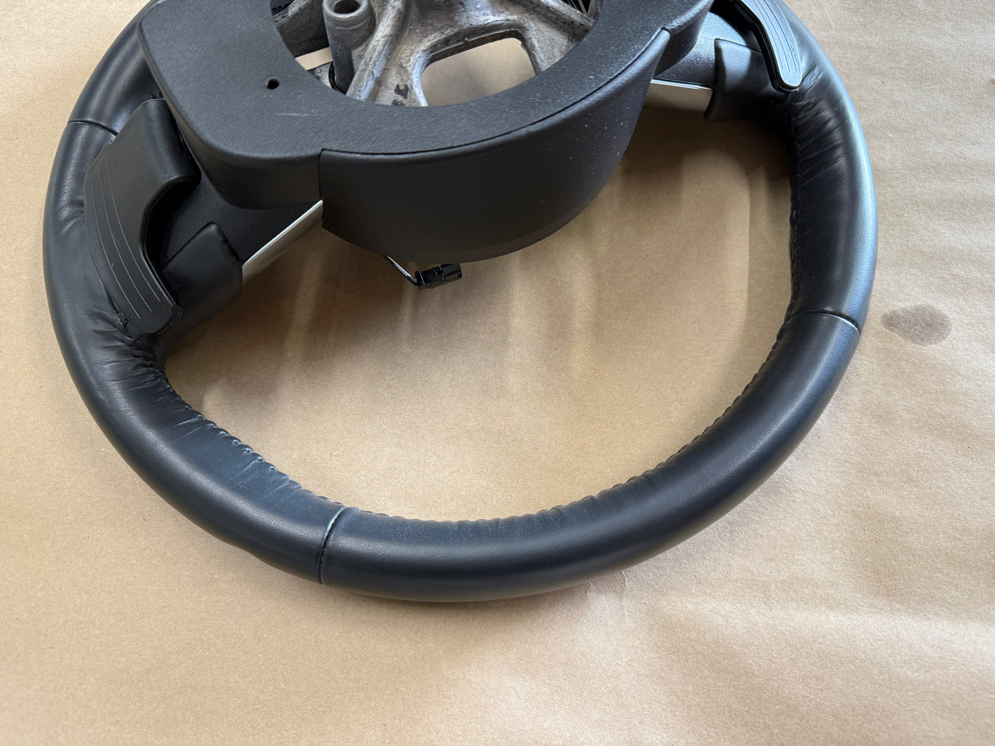 2018-2023 Mustang Leather Steering Wheel Automatic Paddle Shifters